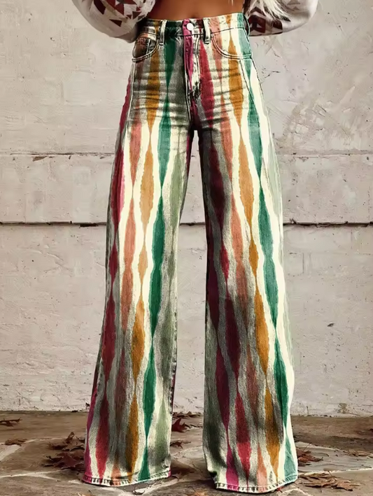 FRANCIA™ | PANTALÓN BOHO VINTAGE DE INSPIRACIÓN RETRO