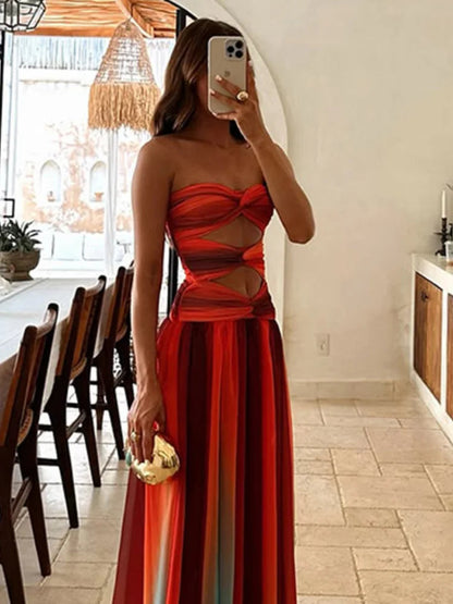 VALENTINA™ | VESTIDO LARGO ELEGANTE Y FEMENINO