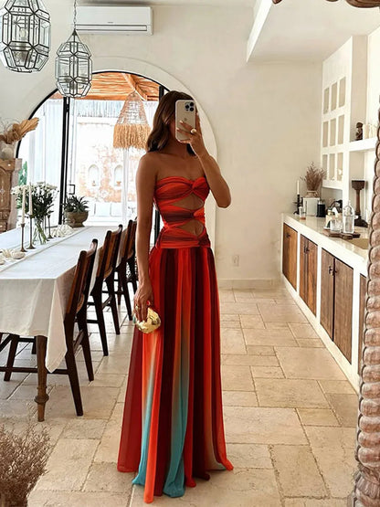 VALENTINA™ | VESTIDO LARGO ELEGANTE Y FEMENINO