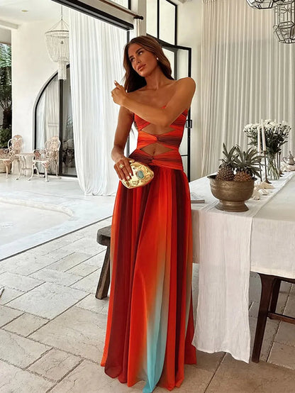 VALENTINA™ | VESTIDO LARGO ELEGANTE Y FEMENINO