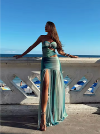 VALENTINA™ | VESTIDO LARGO ELEGANTE Y FEMENINO